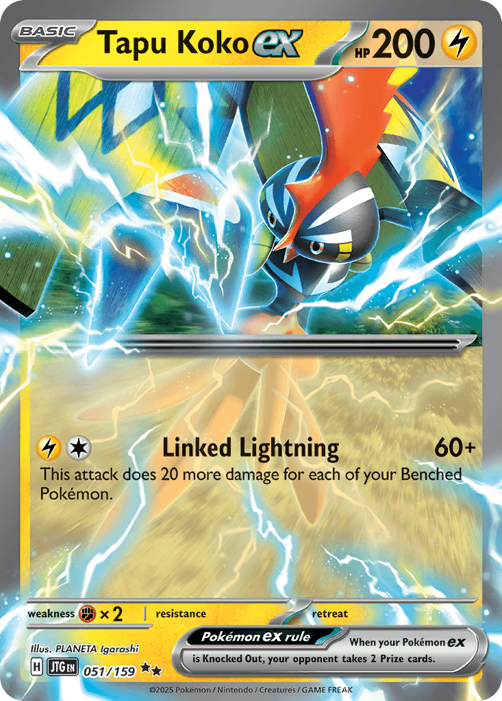 Tapu Koko ex, 51/159, Standard