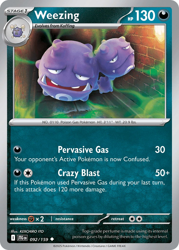 Weezing, 92/159, Standard