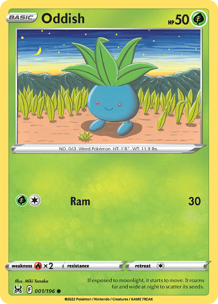 Oddish, 1/196, Standard
