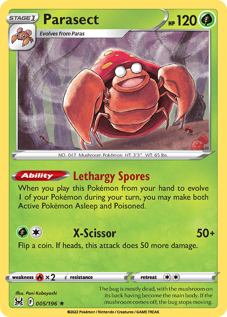 Parasect, 5/196, Standard