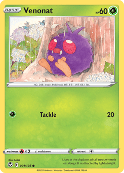 Venonat, 1/195, Standard