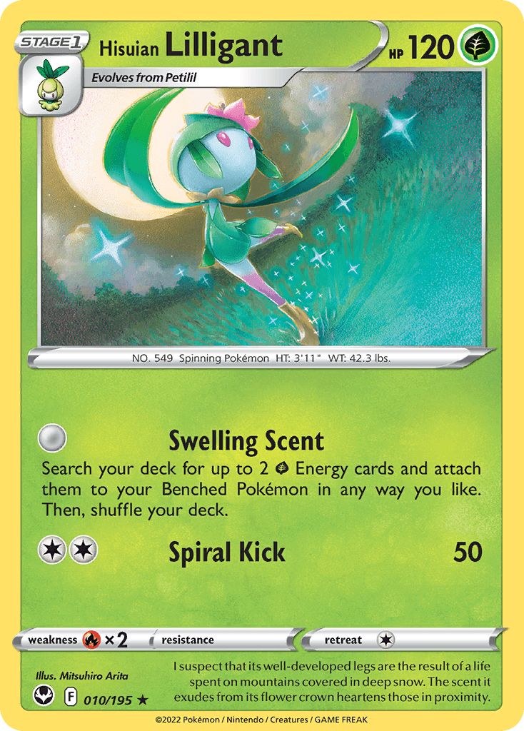 Hisuian Lilligant, 10/195, Standard