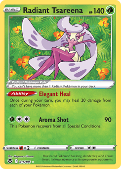 Radiant Tsareena, 16/195, Standard