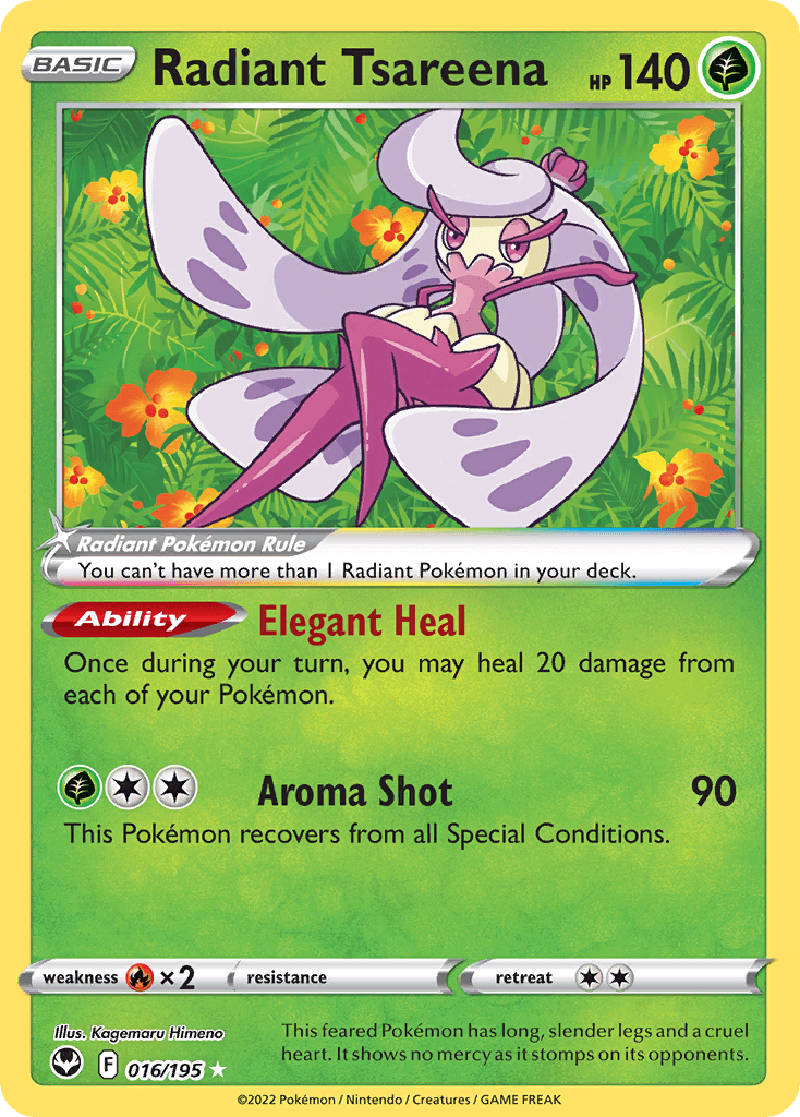 Radiant Tsareena, 16/195, Standard