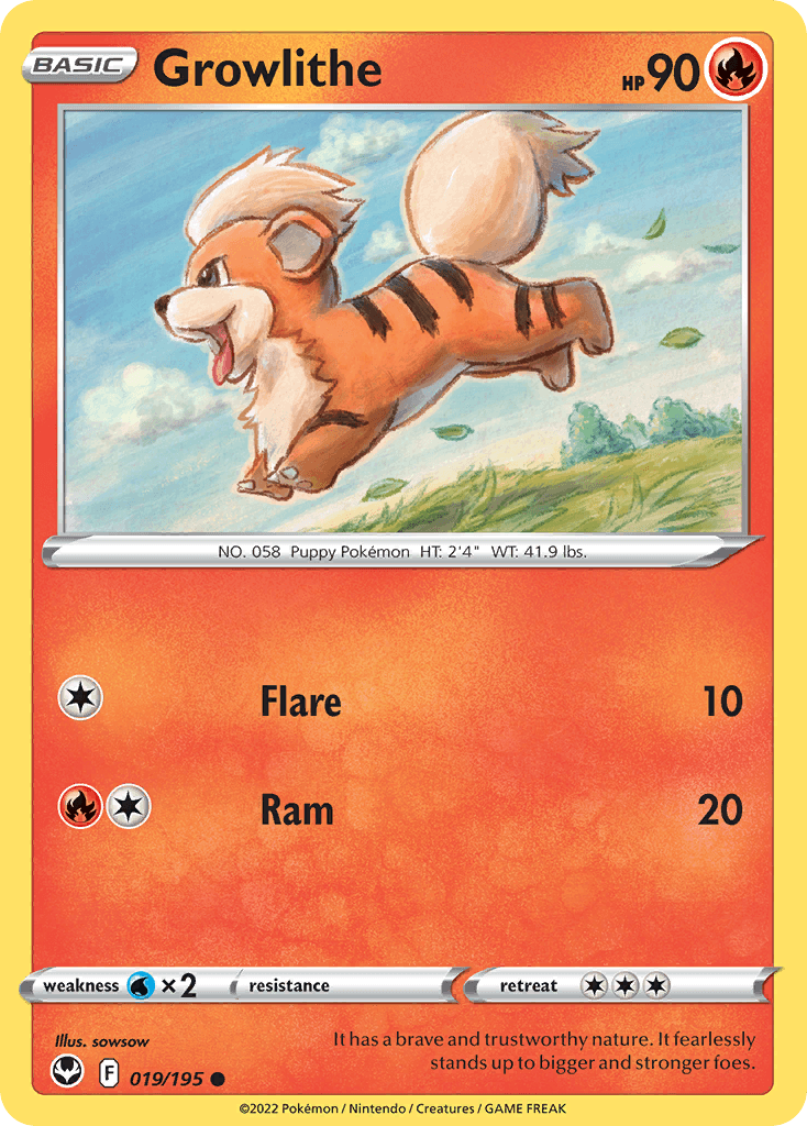 Growlithe, 19/195, Standard