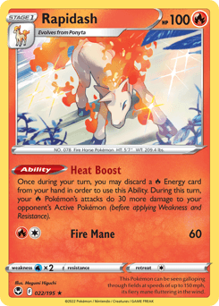 Rapidash, 22/195, Standard
