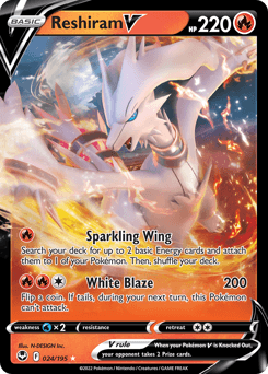 Reshiram V, 24/195, Standard