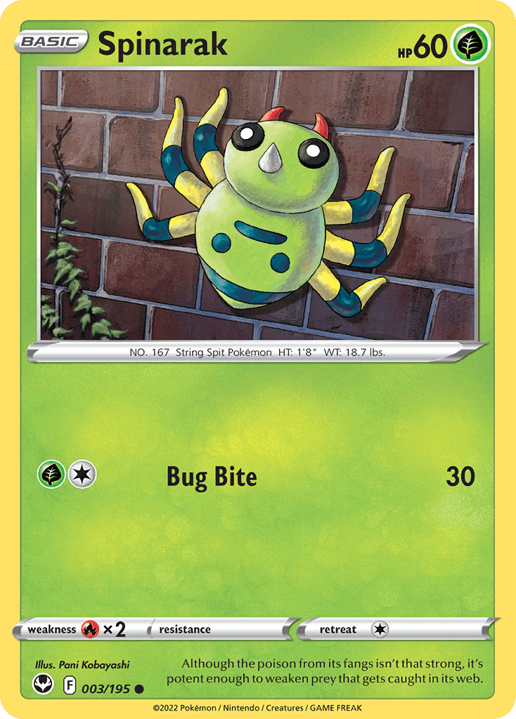 Spinarak, 3/195, Standard