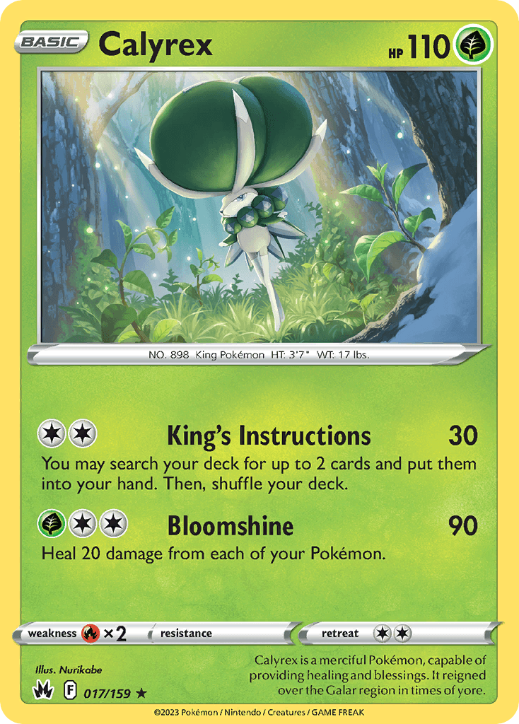 Calyrex, 17/159, Standard