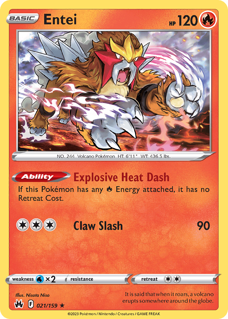 Entei, 21/159, Standard