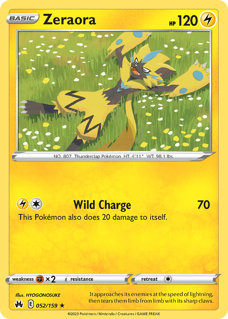 Zeraora, 52/159, Standard