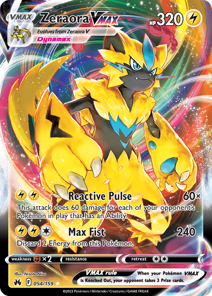 Zeraora VMAX, 54/159, Standard