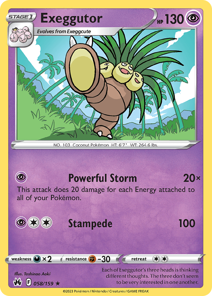 Exeggutor, 58/159, Standard