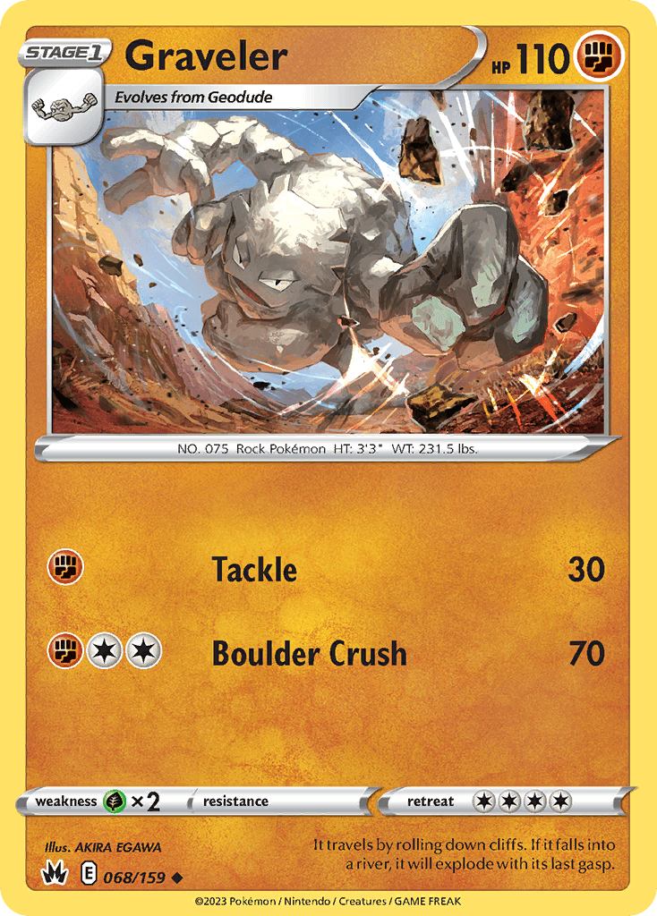 Graveler, 68/159, Standard