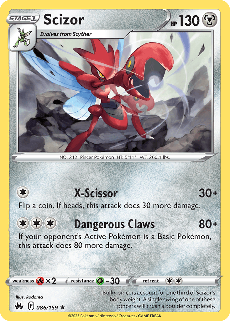 Scizor, 86/159, Standard
