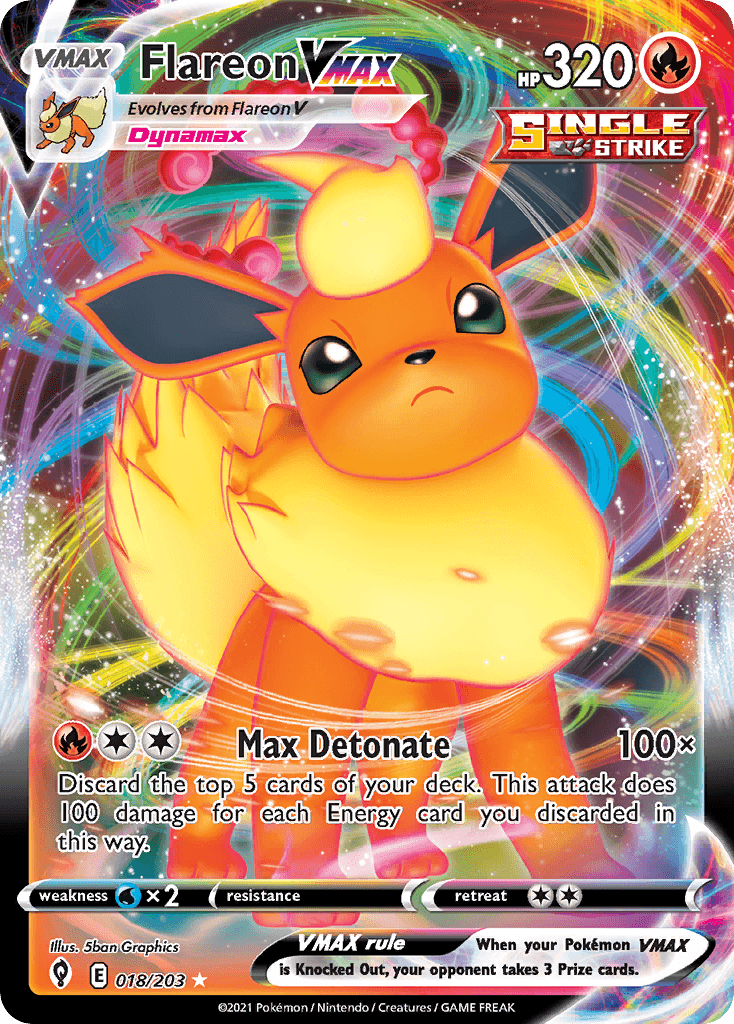 Flareon VMAX, 18/203, Standard