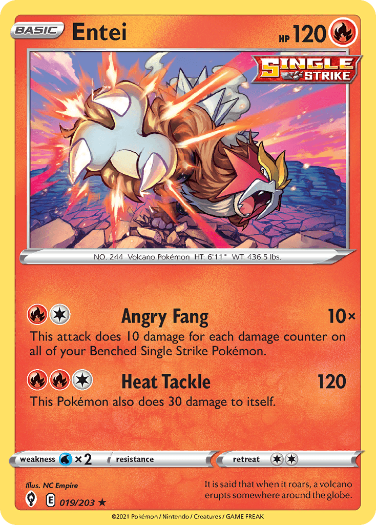 Entei, 19/203, Standard