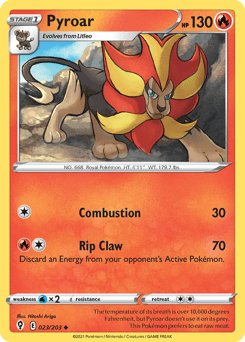 Pyroar, 23/203, Standard