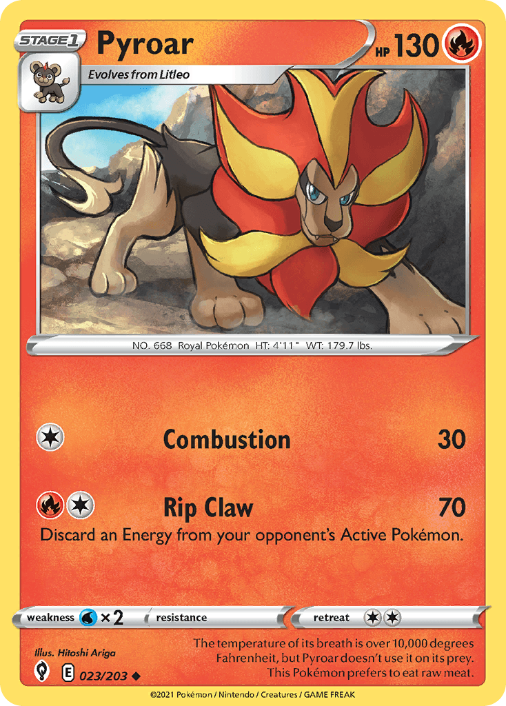 Pyroar, 23/203, Standard