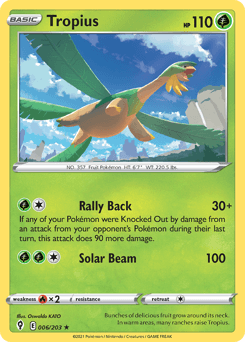 Tropius, 6/203, Standard