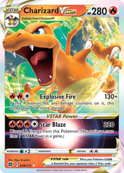 Charizard VSTAR, 18/172, Standard