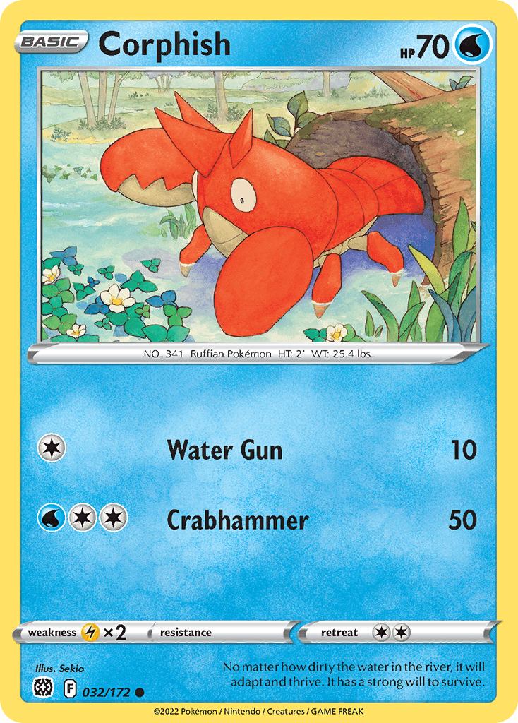 Corphish, 32/172, Standard