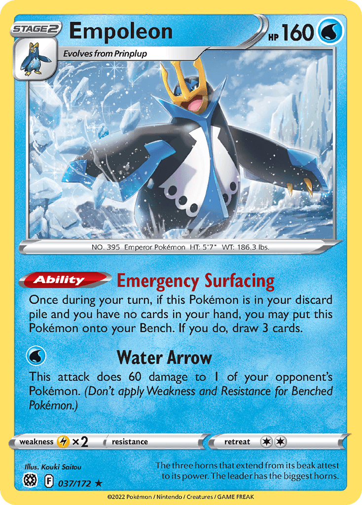 Empoleon, 37/172, Standard