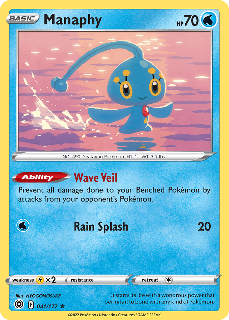 Manaphy, 41/172, Standard