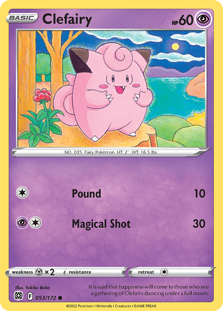 Clefairy, 53/172, Standard