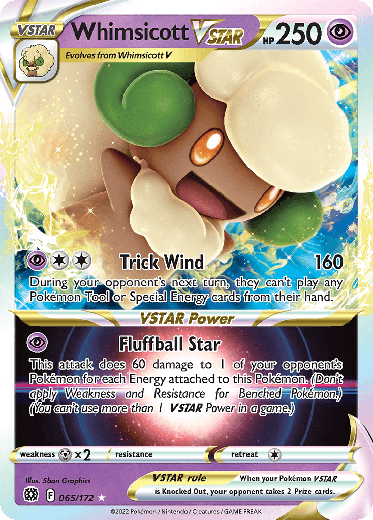 Whimsicott VSTAR, 65/172, Standard