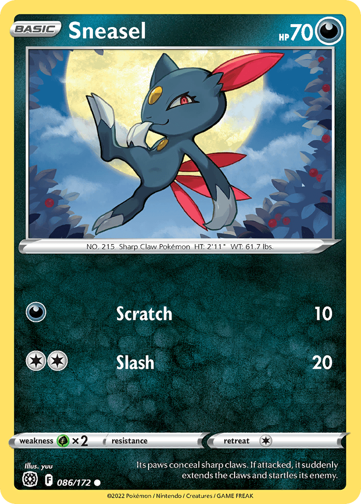 Sneasel, 86/172, Standard