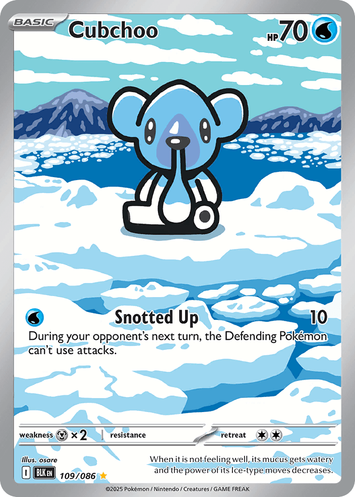 Cubchoo, 109/86, Standard