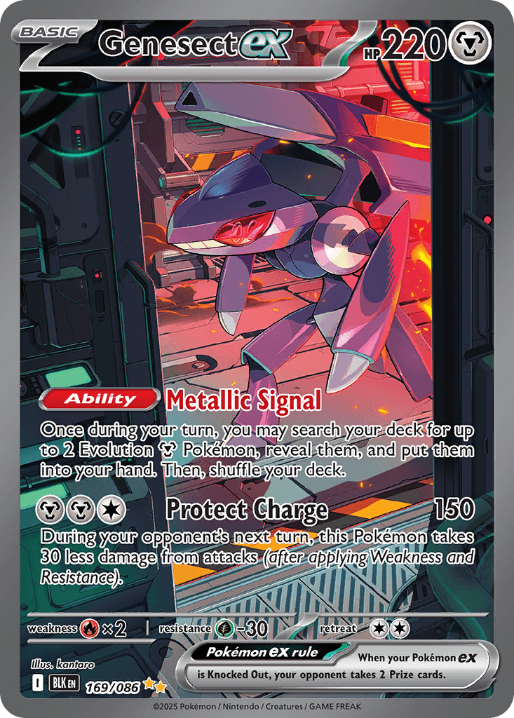Genesect ex, 169/86, Standard