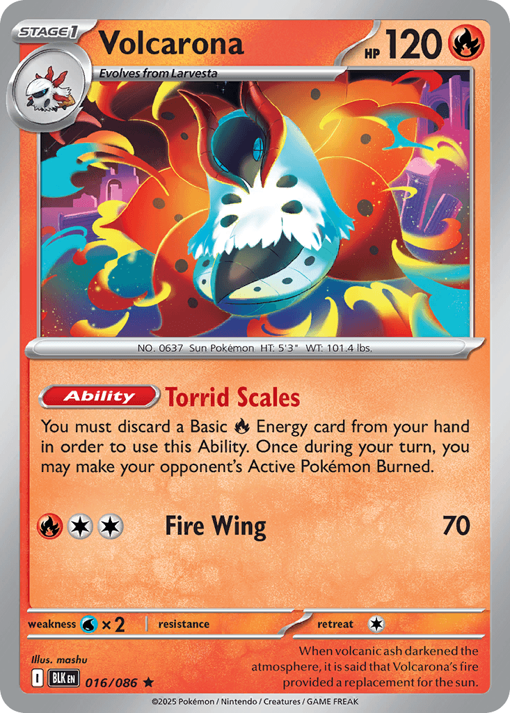 Volcarona, 16/86, Standard