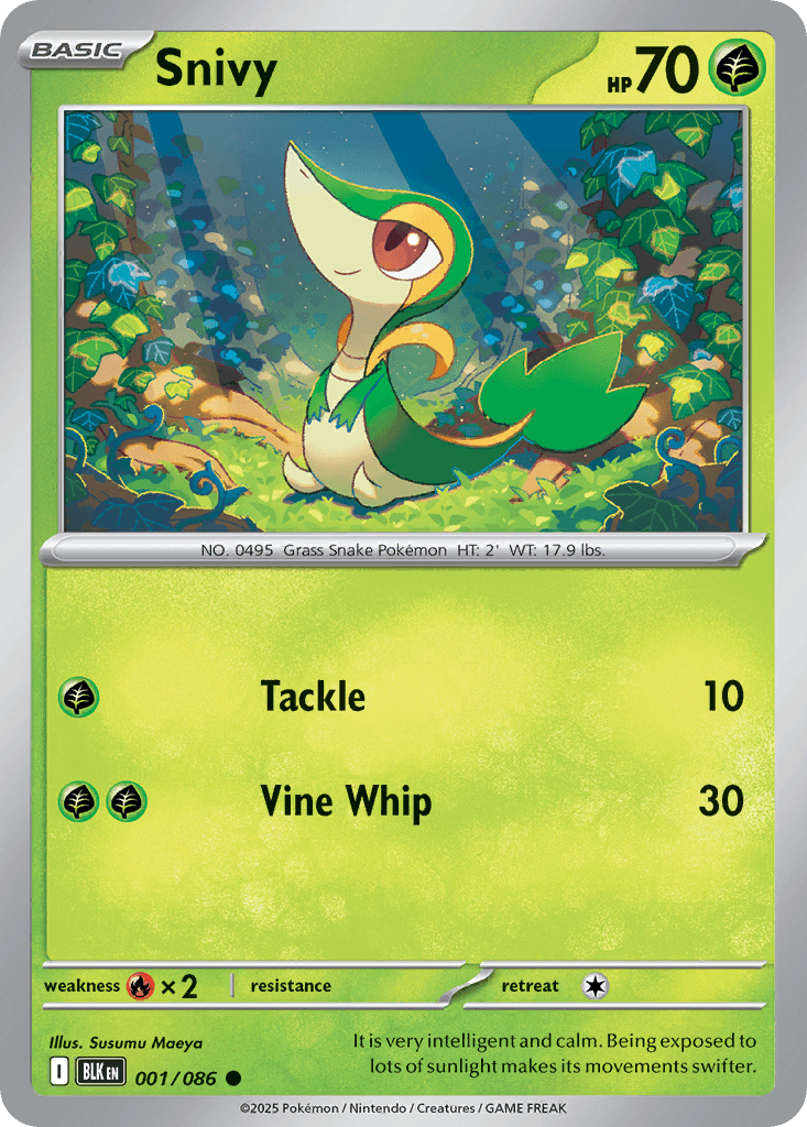 Snivy, 1/86, Standard