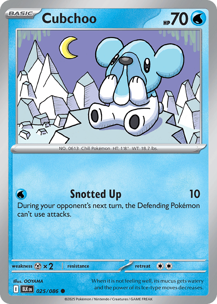 Cubchoo, 25/86, Standard