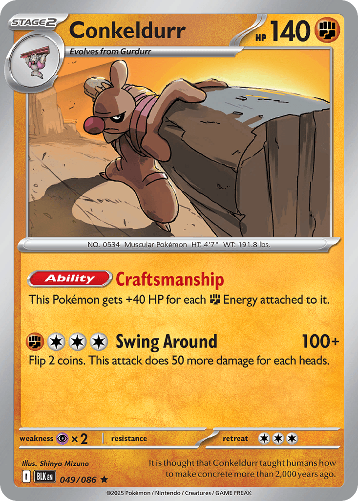 Conkeldurr, 49/86, Standard