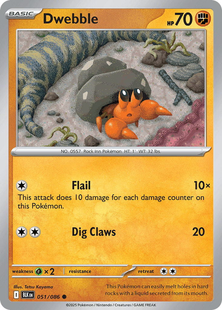 Dwebble, 51/86, Standard