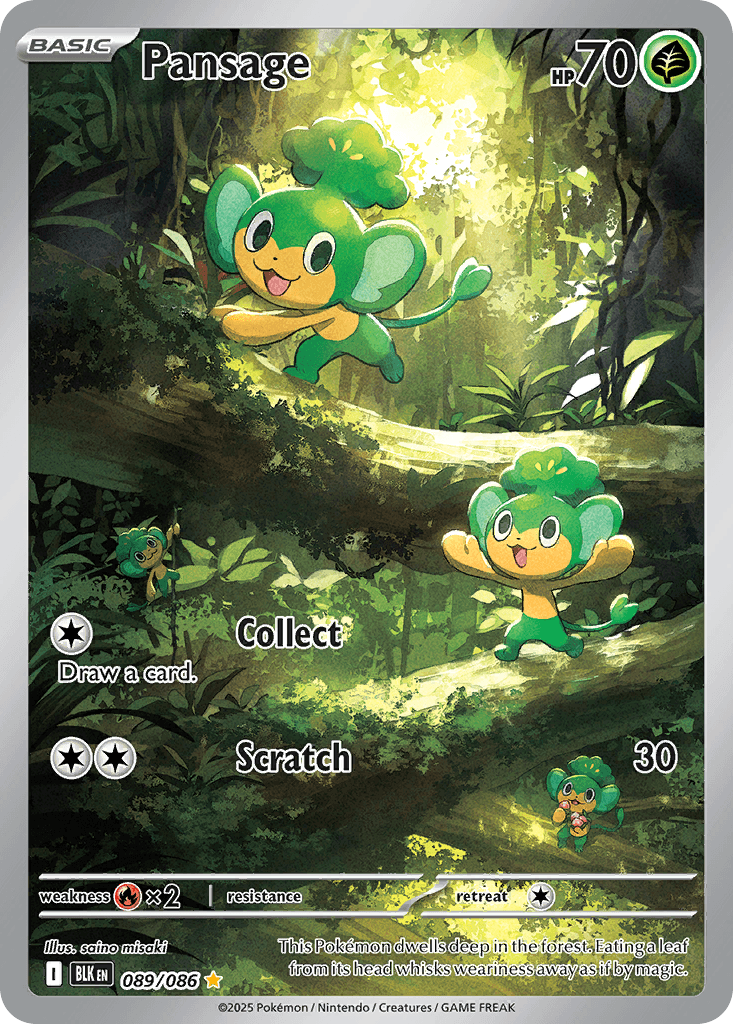 Pansage, 89/86, Standard