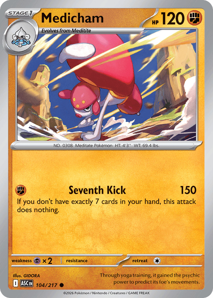 Medicham, 104/217, Standard