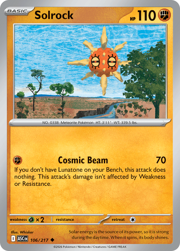 Solrock, 106/217, Standard