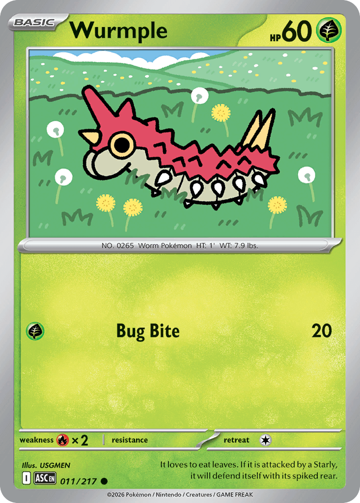 Wurmple, 11/217, Standard