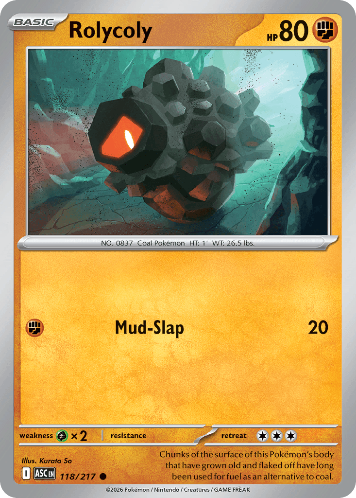 Rolycoly, 118/217, Standard