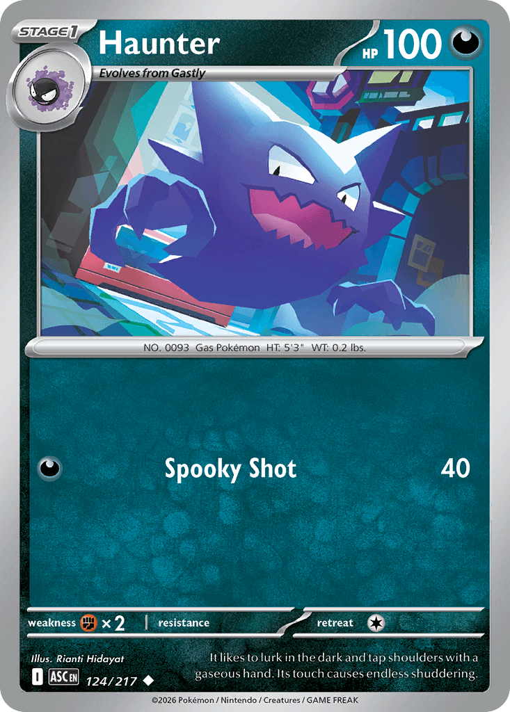 Haunter, 124/217, Standard