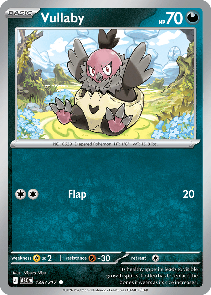 Vullaby, 138/217, Standard