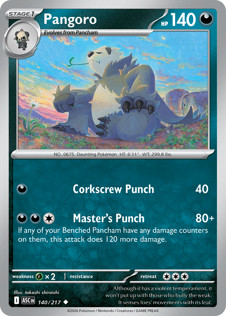 Pangoro, 140/217, Standard