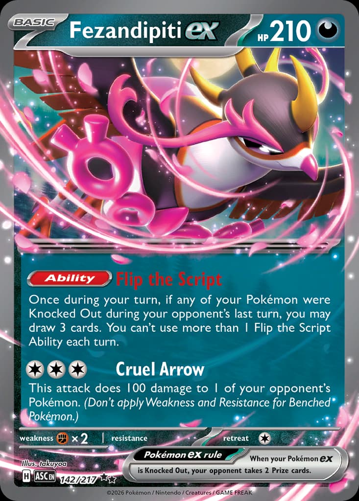 Fezandipiti ex, 142/217, Standard