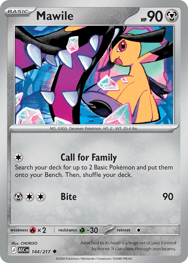 Mawile, 144/217, Standard