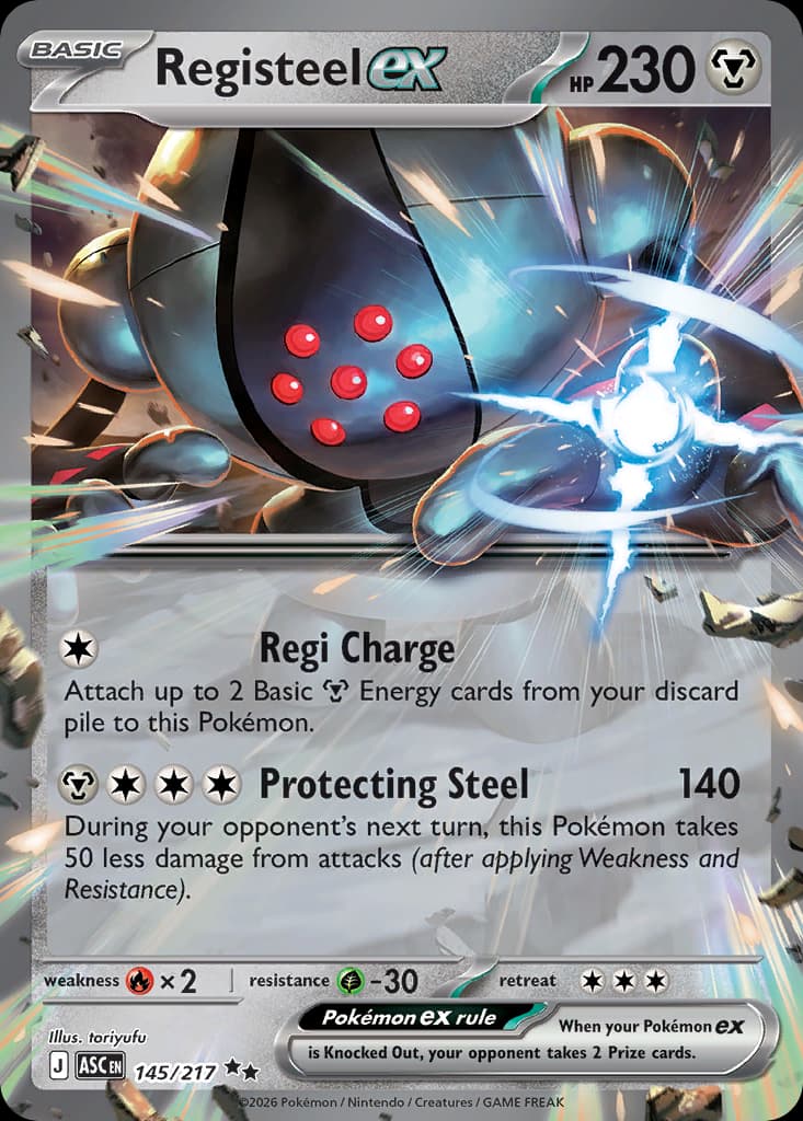 Registeel ex, 145/217, Standard