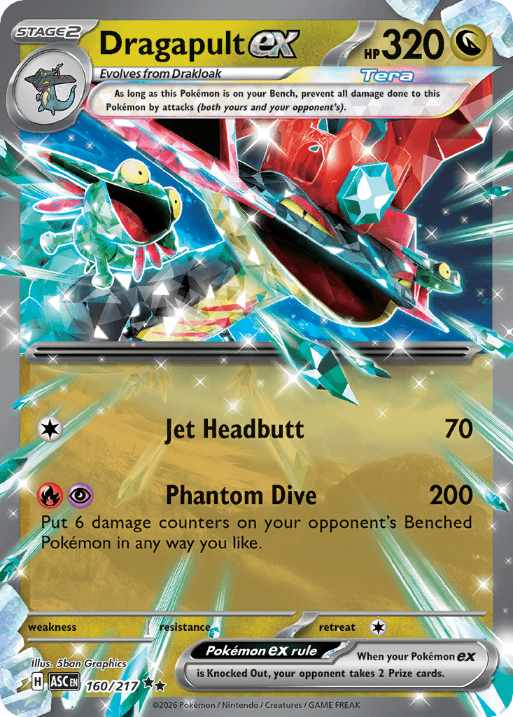 Dragapult ex, 160/217, Standard